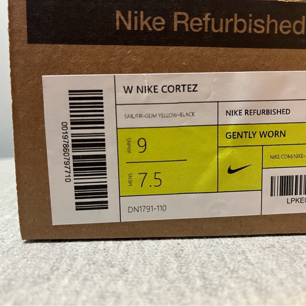 Nike Cortez Sail Gum Fir Green Sneaker Women's Size 9 DN1791-110 - Picture 11 of 11